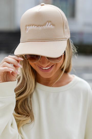 Taupe Greenville Trucker Hat