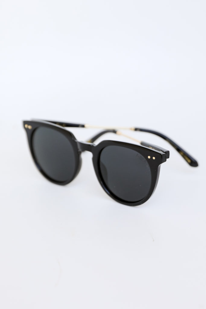 black Sunglasses side view