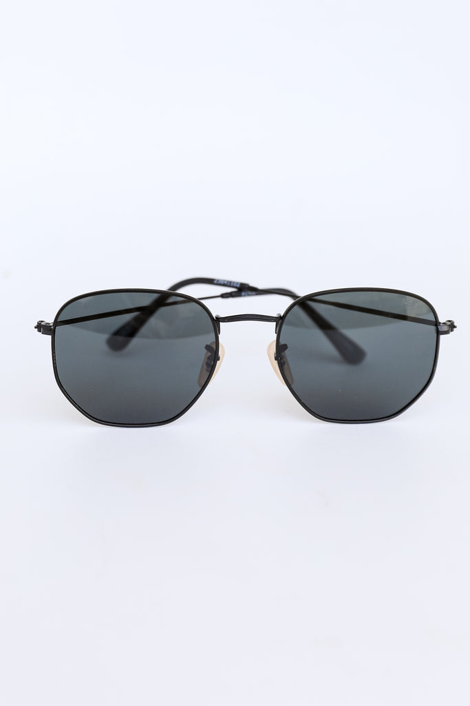 black  Sunglasses front  view