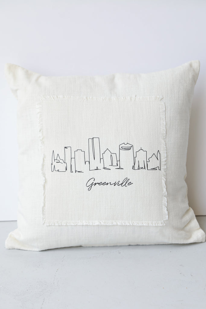 Greenville City Scape Pillow