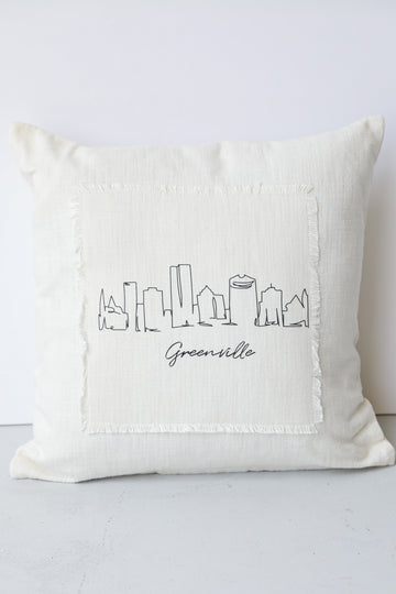 Greenville City Scape Pillow