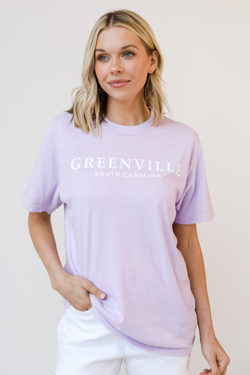Lavender Greenville South Carolina Tee