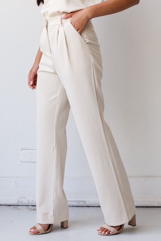 ivory Trouser Pants side view