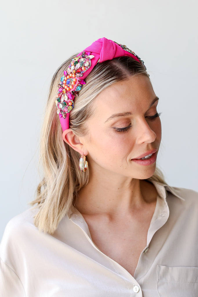 pink Gem Headband