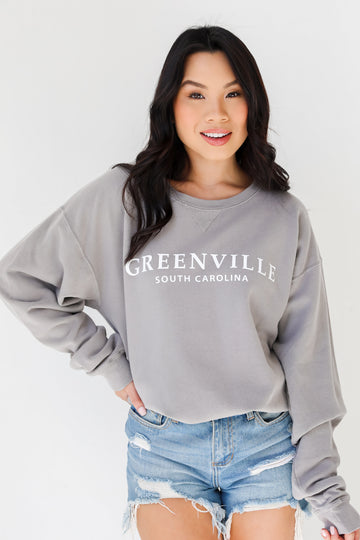 Grey Greenville South Carolina Pullover