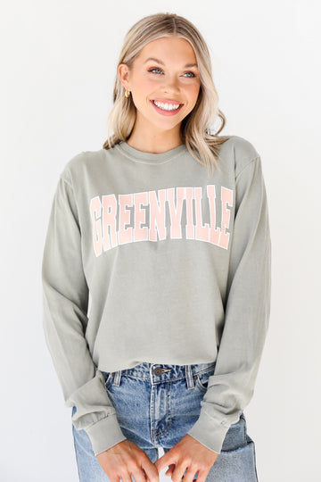 Sage Greenville Long Sleeve Tee