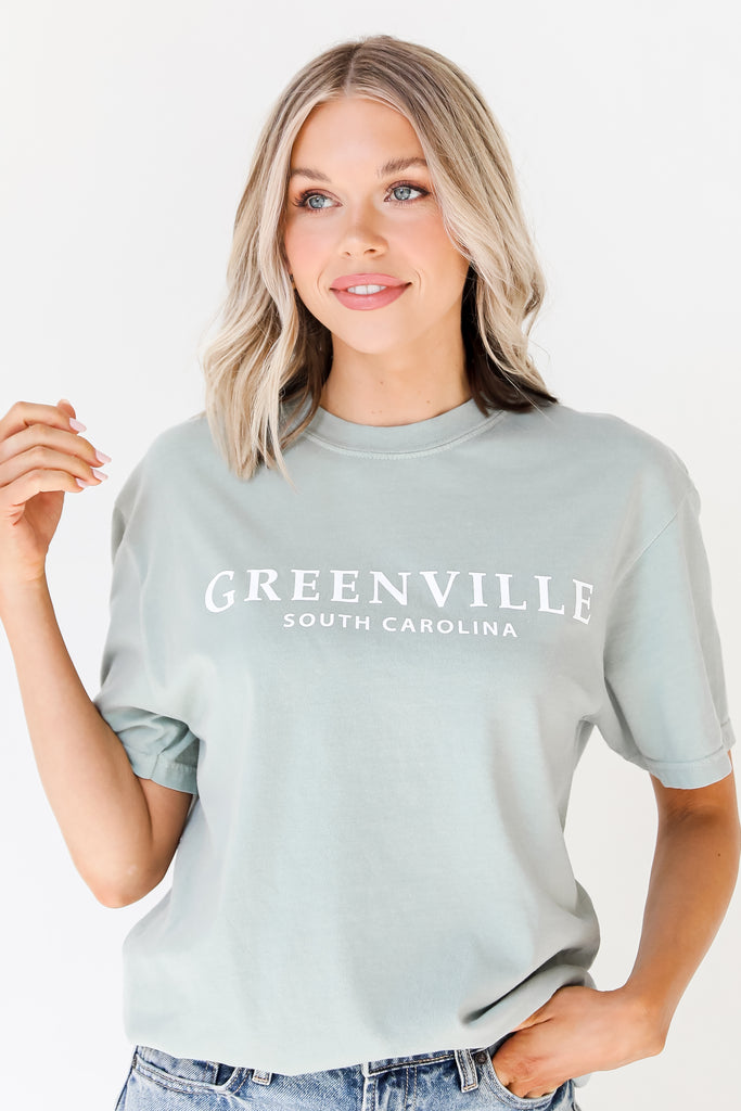 Sage Greenville South Carolina Tee front view
